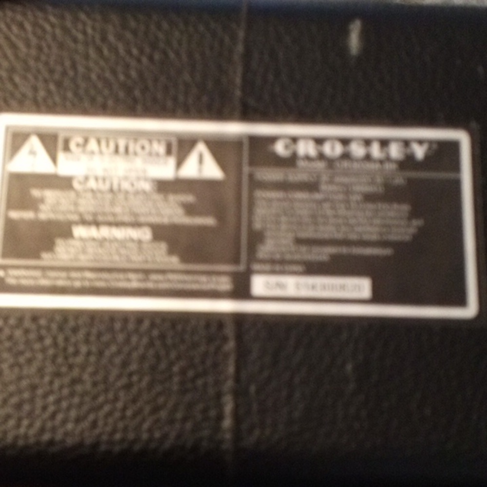 Crosley Radio - Mockingbird  Black Retro AM/FM Radio - Model CR3934ABK - Picture 2 of 7